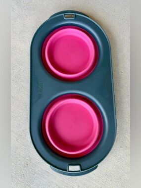 Collapsible & Portable Pet Travel Bowl Set